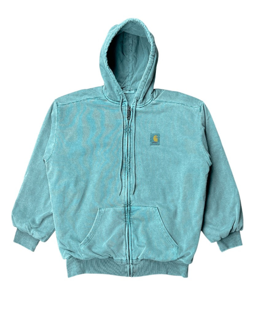 Carhartt WIP Patch Zip Hoodie Washed Boxwood