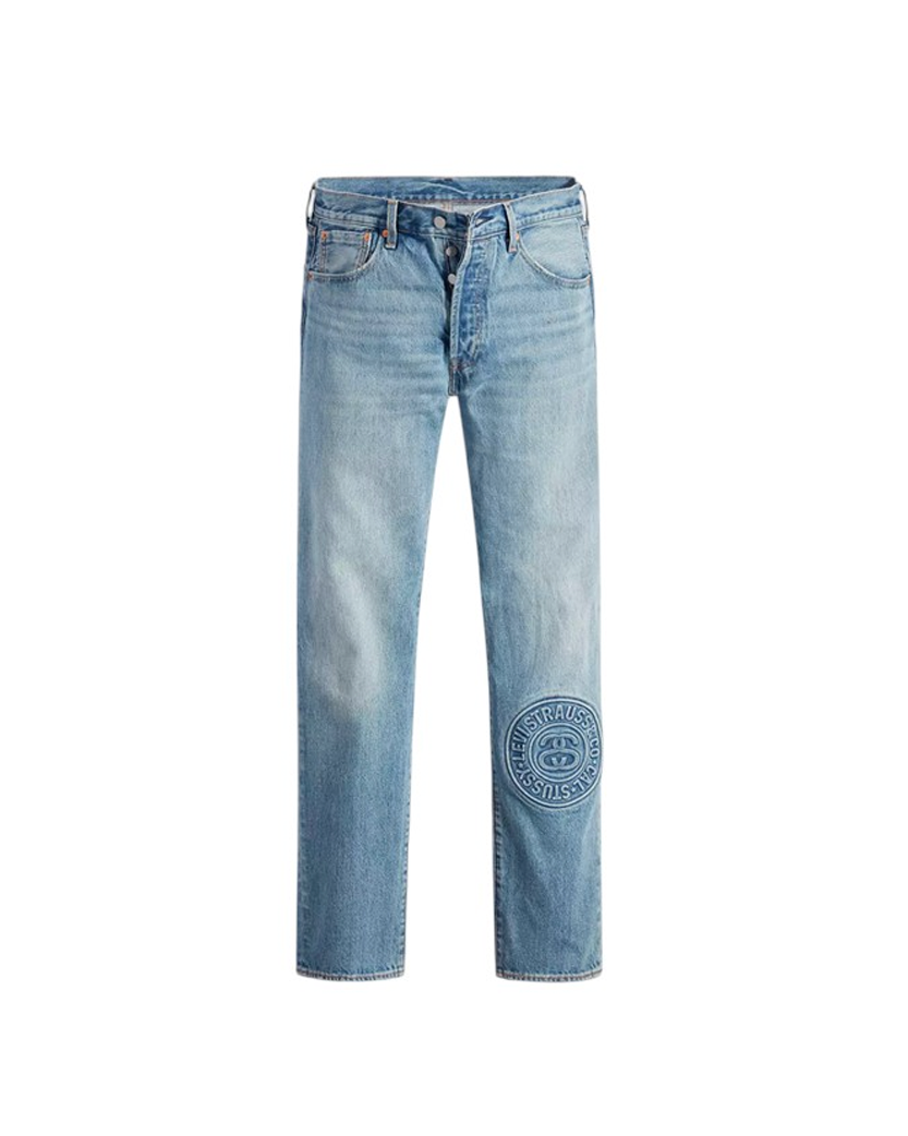 STUSSY & Levi's Embossed 501 Jeans