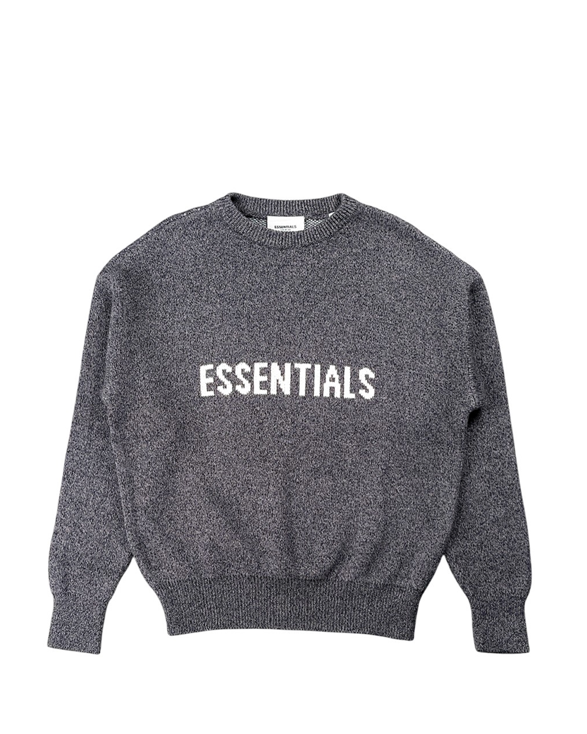 Fear Of God Essentials Knit Sweater Dark Grey