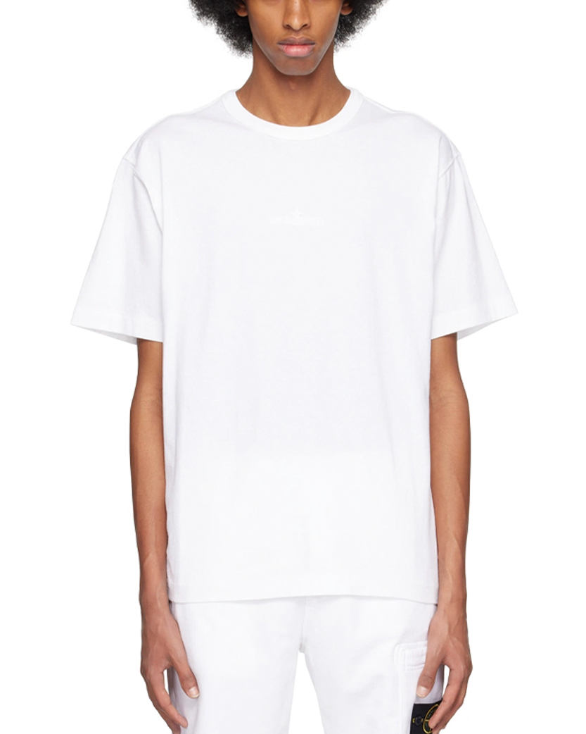 23SS 20444 Oversize Fit Embroidery T-Shirt White SI0319-WT