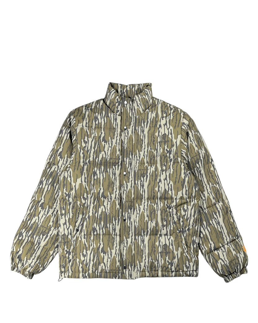 STUSSY MOSSY OAK DOWN PUFFER JACKET CAMO