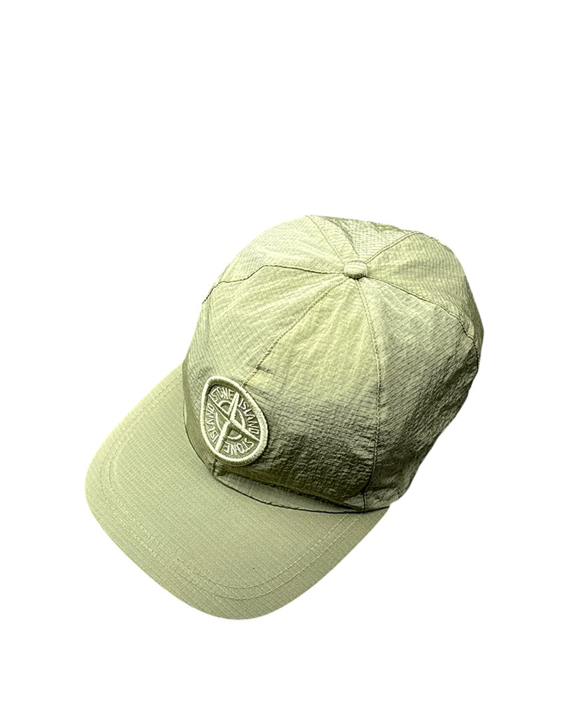 99576 Nylon Metal 6-Panel Cap Olive SI0170-OL