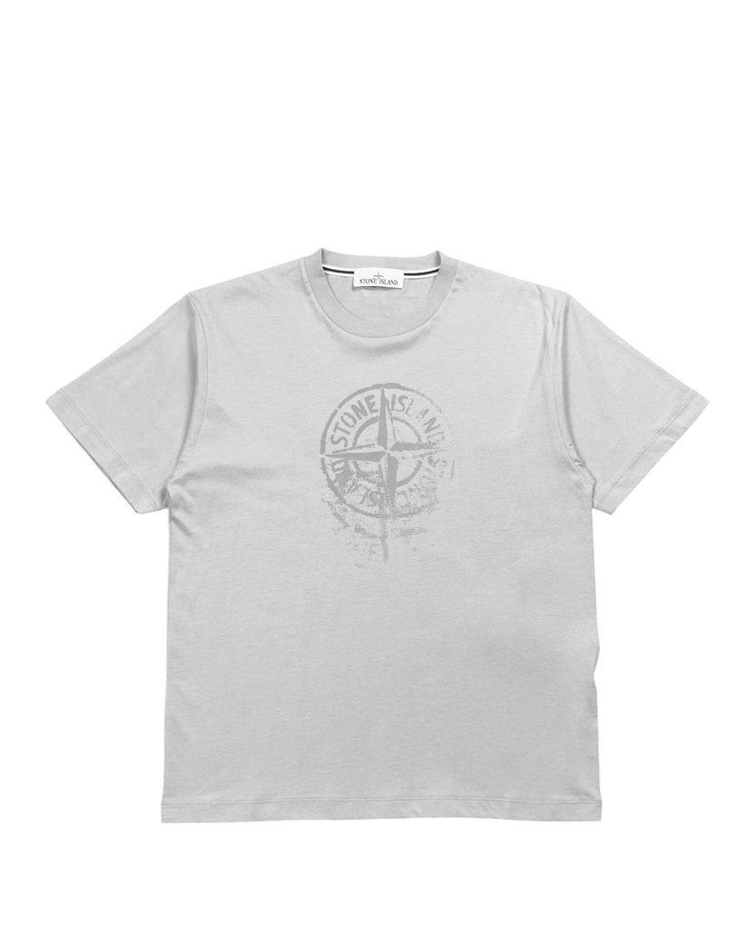 2RC87 'Reflective One' Print T-shirt Dust Grey SI0206-DUGY