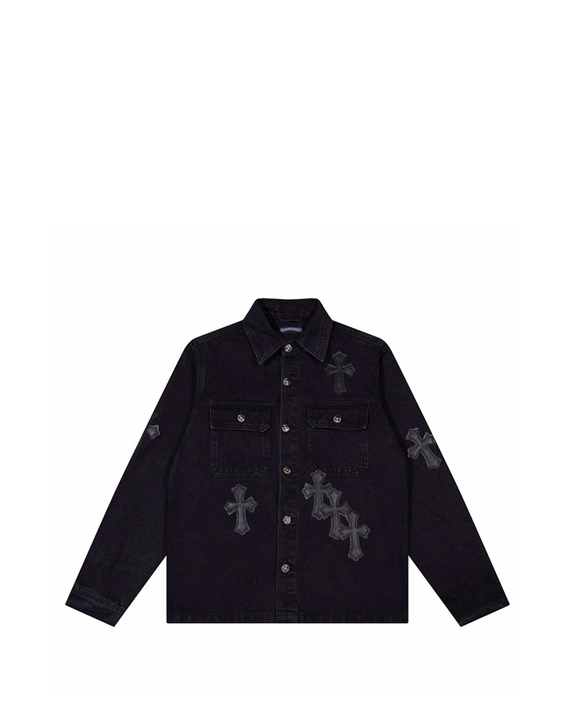 Chrome Hearts Denim Jacket Black CH113-BK