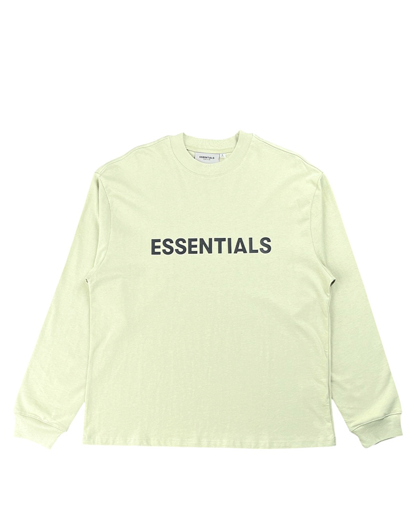 Fear Of God Essentials Front Logo long sleeve Alfalfa Sage