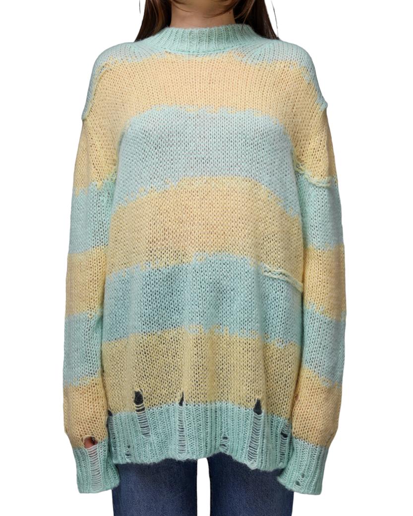Acne Studios Kantonia Striped Sweater Yellow/Blue