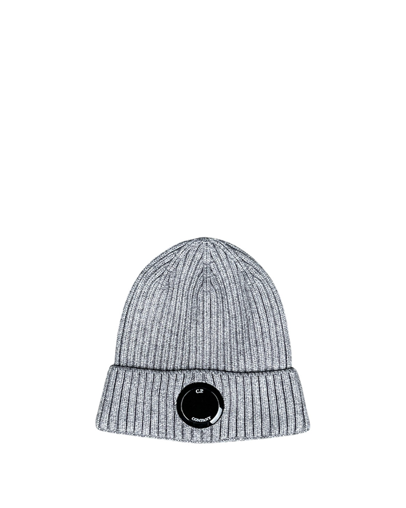 C.P. Company Lens Beanie Gray
