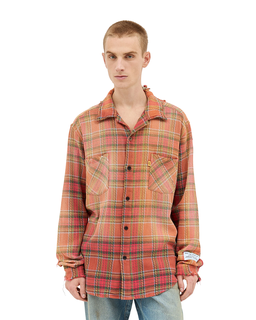 Gallery Dept Marley Flannel Shirt Red