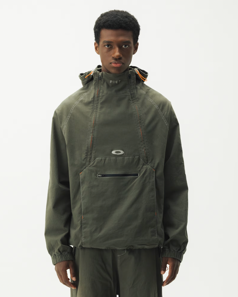 Oakley x Piet Men's Mod Static Windbreaker Piet Olive
