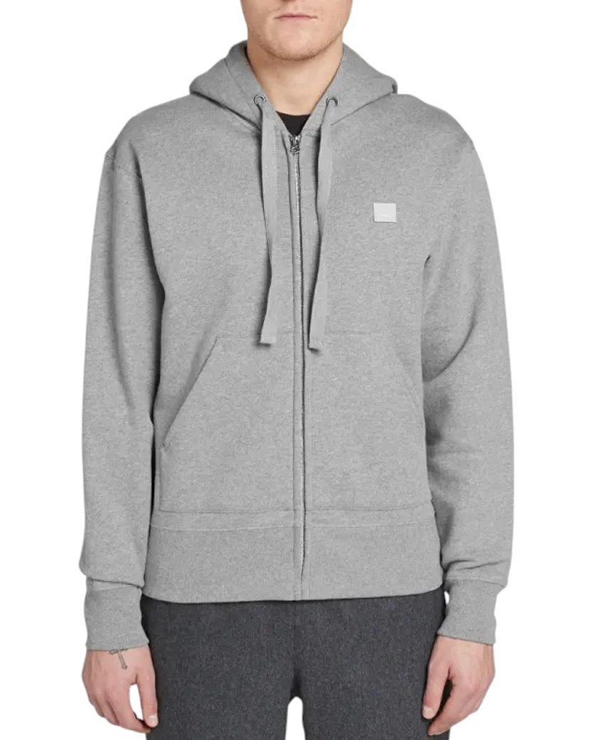 Acne Studios Ferris Zip Hoodie Grey