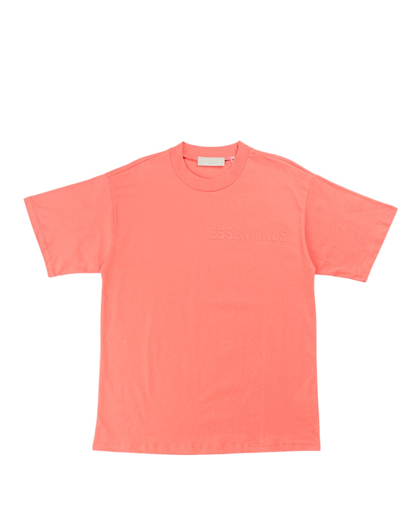Fear Of God Essentials Cotton Jersey T-shirt Coral