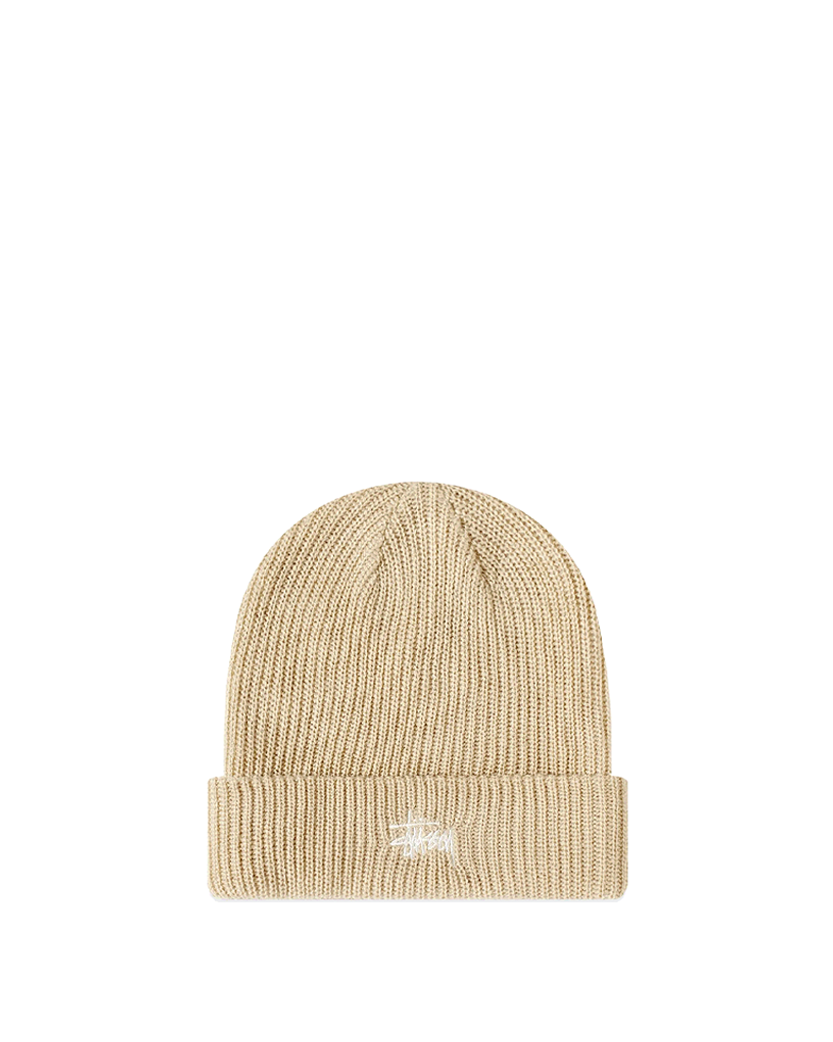 STUSSY STOCK CUFF BEANIE SAND