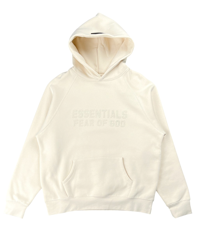 Fear Of God Essentials Hoodie Egg Shell