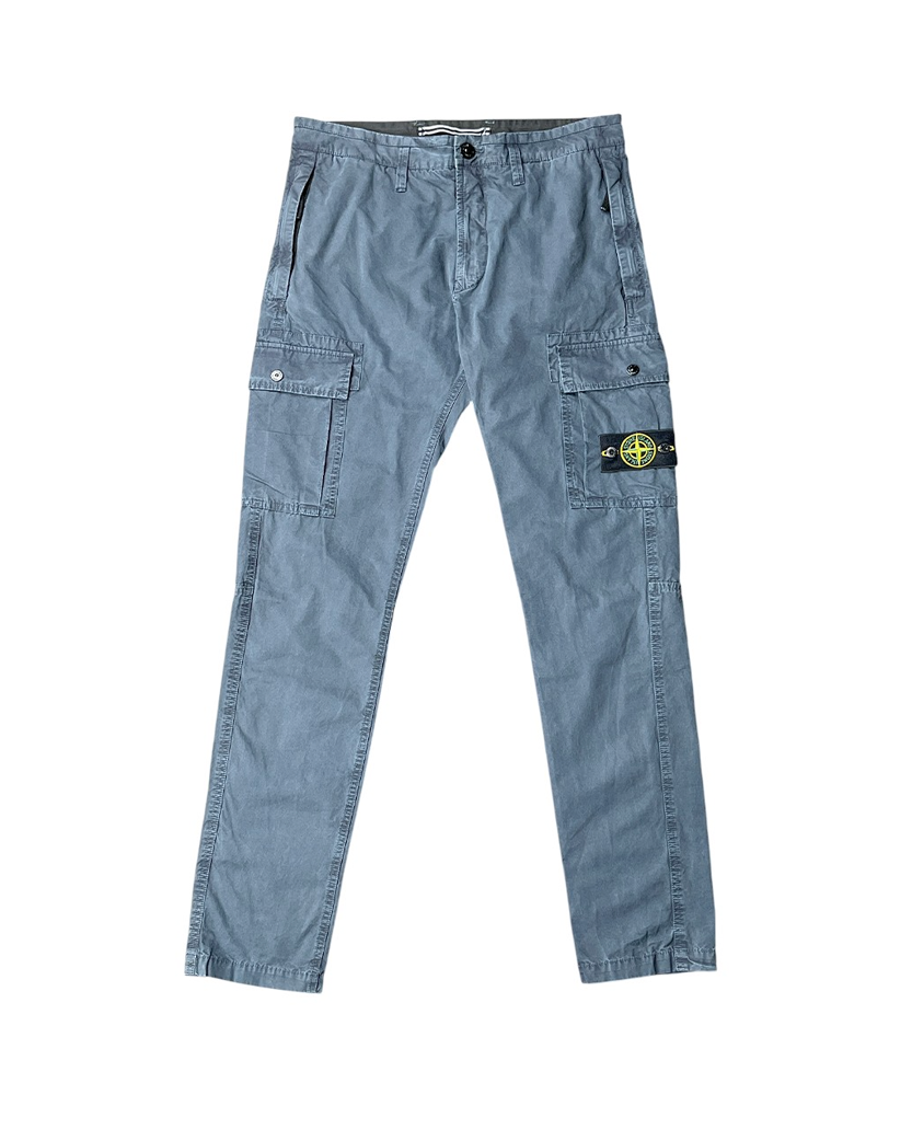 303WA Brushed Cotton Cargo Pants Cold Dyed Navy SI0119-NA