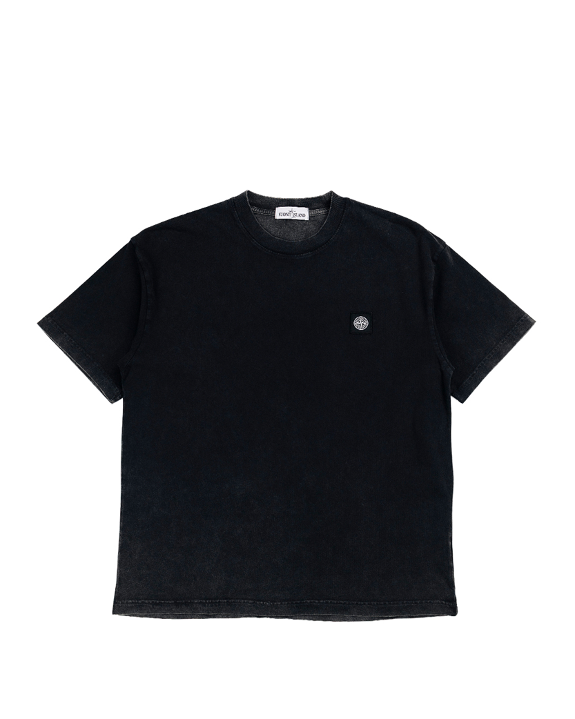 25SS Patch Logo T-Shirt Washed Black SI0272-WBK