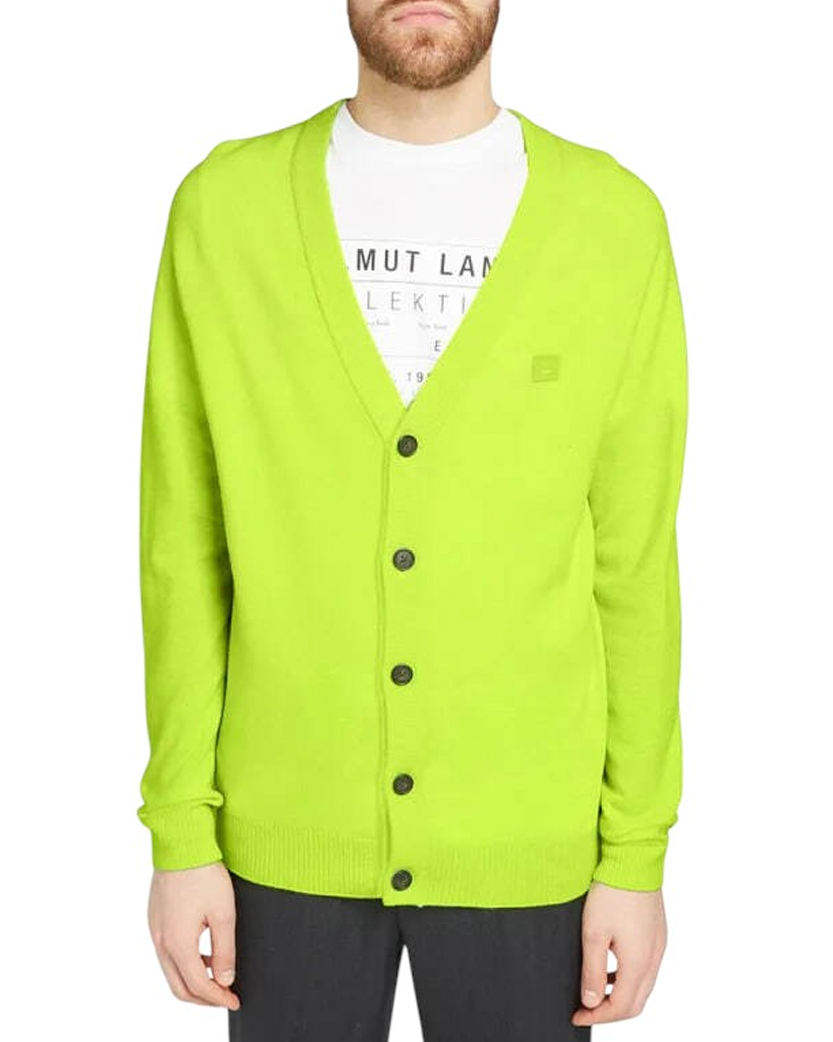Acne Studios Keve Cardigan Lime Green