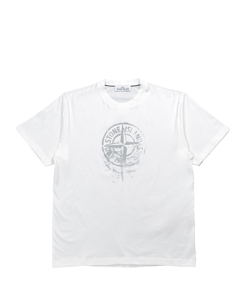 2RC87 'Reflective One' Print T-shirt White SI0206-WT