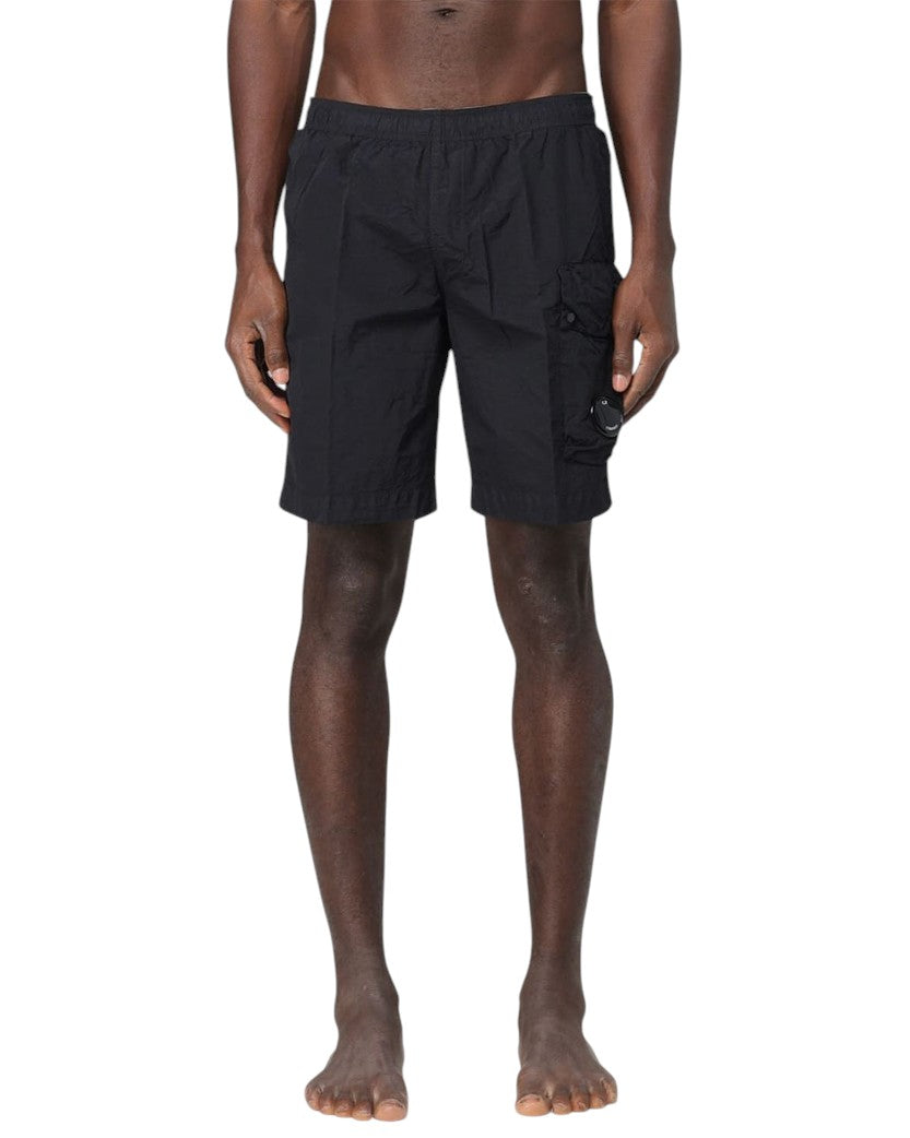 C.P. COMPANY Flatt Nylon Lens Swim Shorts Black