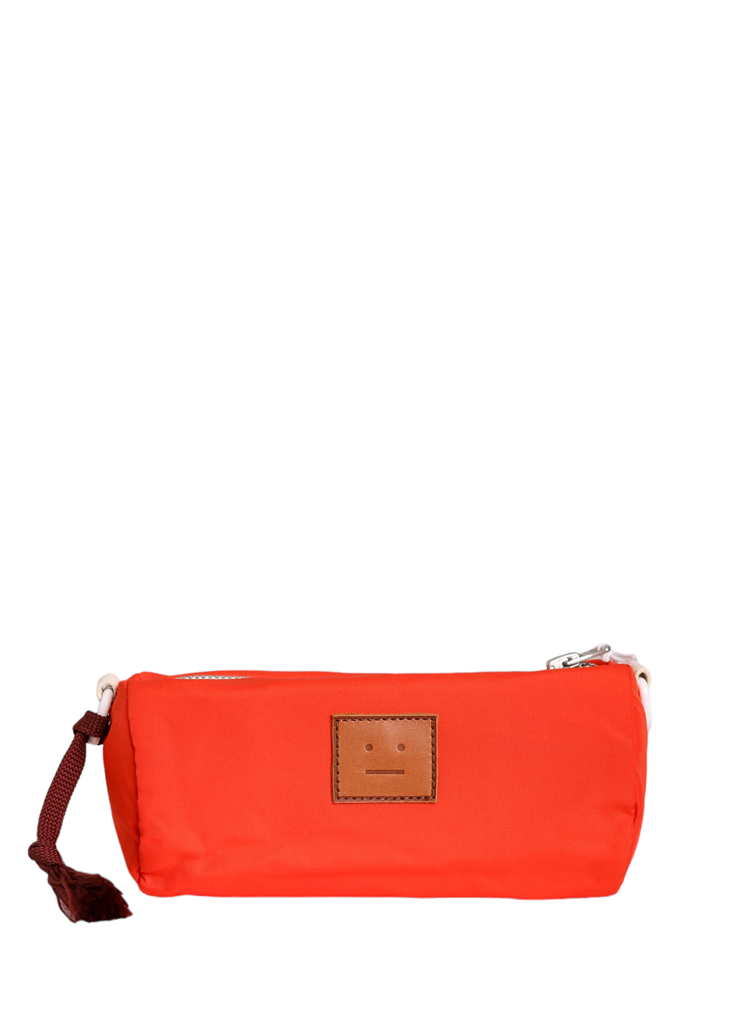 Acne Studios Logo-Appliqued Shell Messenger Bag Orange