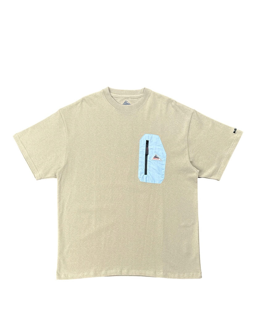 Kelty Pocket Zipper T-Shirt Beige