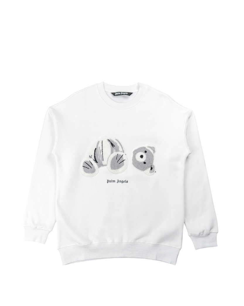 Palm Angels Ice Bear Sweatshirt White