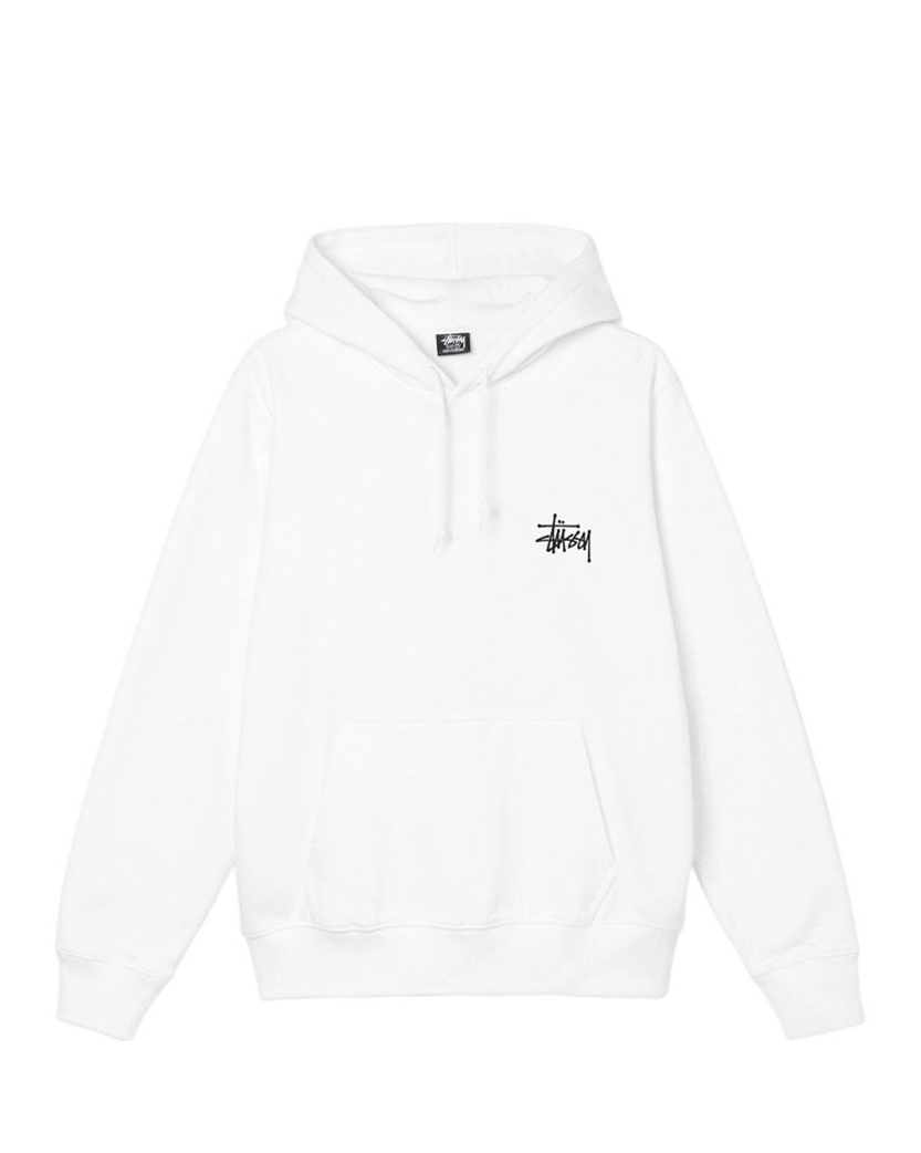 Stussy Basic Hoodie White