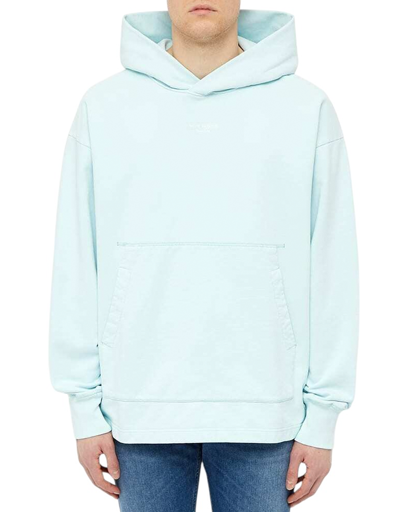 Acne Studios Franklin Reverse Logo Hoody Blue