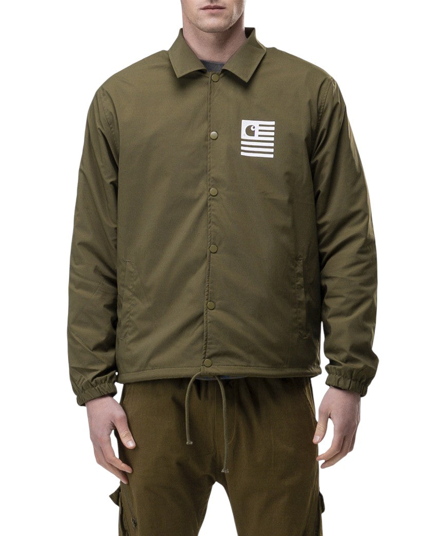 Carhartt WIP State Pile Coach Jacket Olive