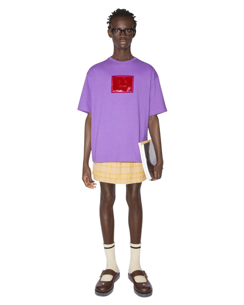 Acne Studios Inflatable Patch T-Shirt Iris Purple