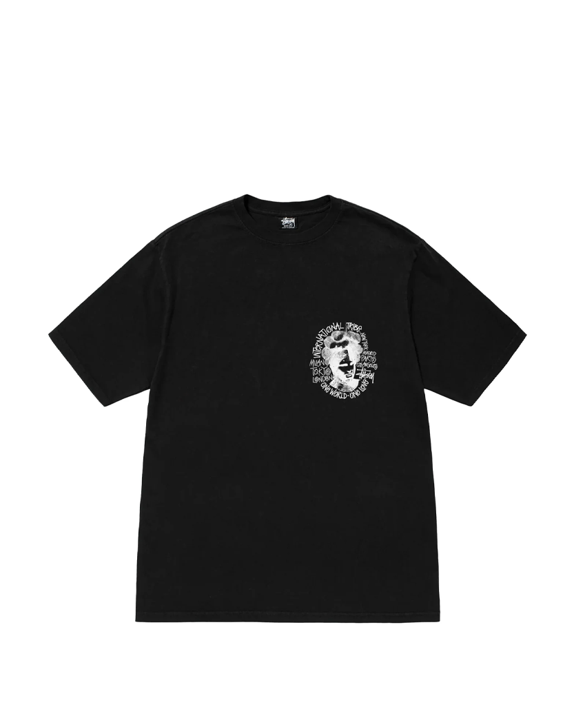 STUSSY Camelot Pigment Dyed T-shirt Black