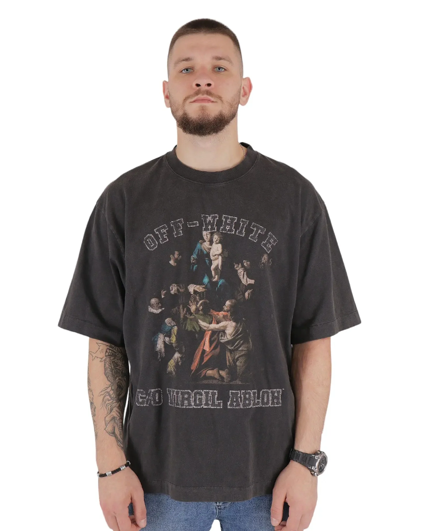 Off-White Mary Skate T-Shirt Washed Black