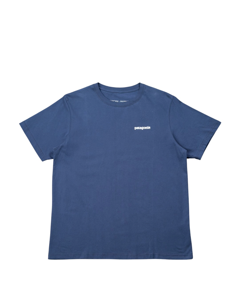 Patagonia P-6 Logo Responsibili T-Shirt Navy