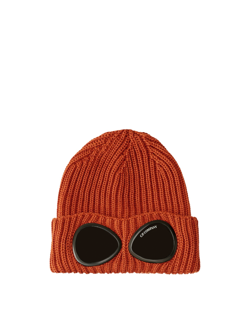 C.P. Company Goggle Beanie Orange