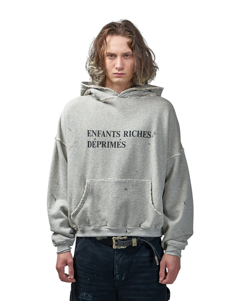 Enfants Riches Deprimes Classic Logo Hoodie Grey