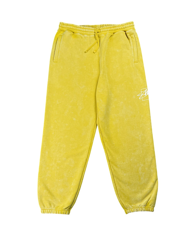 STUSSY DYED DESIGNS PANT YELLOW