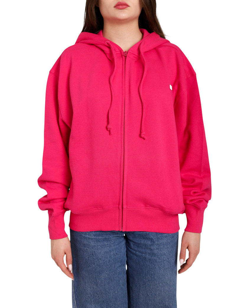Acne Studios Zip Hoodie Smash Pink