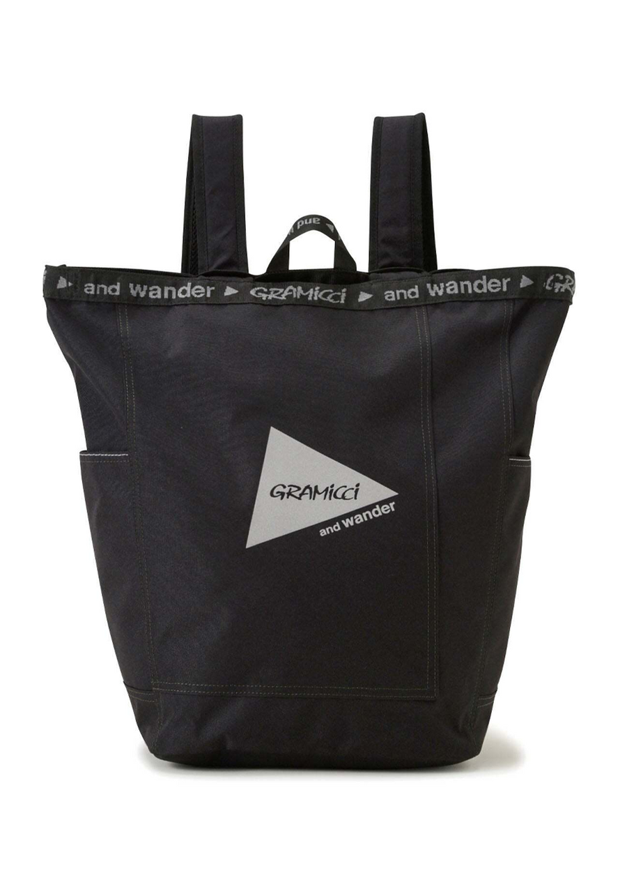 And Wander x Gramicci Multi Patchwork 2Way Pack Black