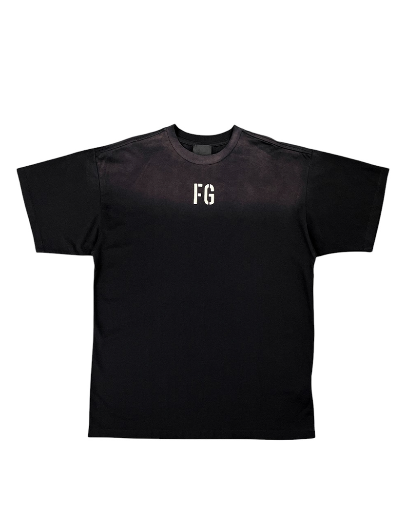Fear Of God Felted 'FG' T-Shirt Black/White