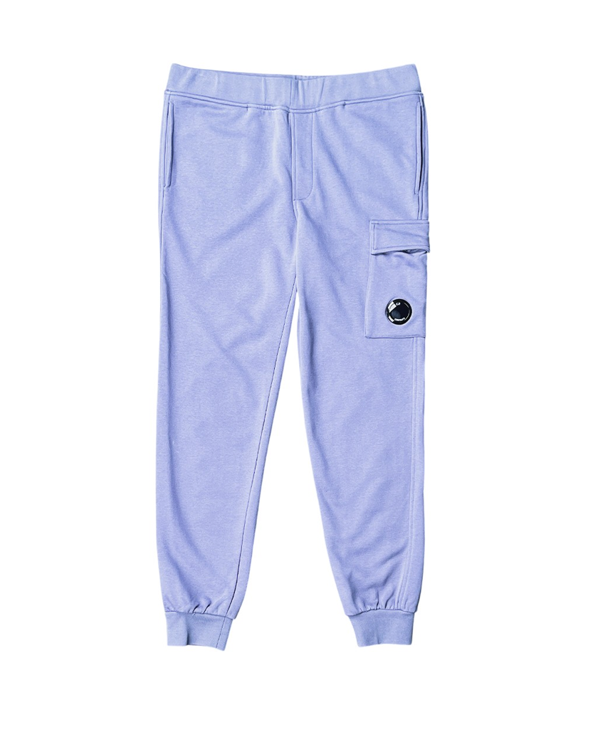 C.P. Company Diagonal Raised Fleece Lens Sweat Pants Avio Blue