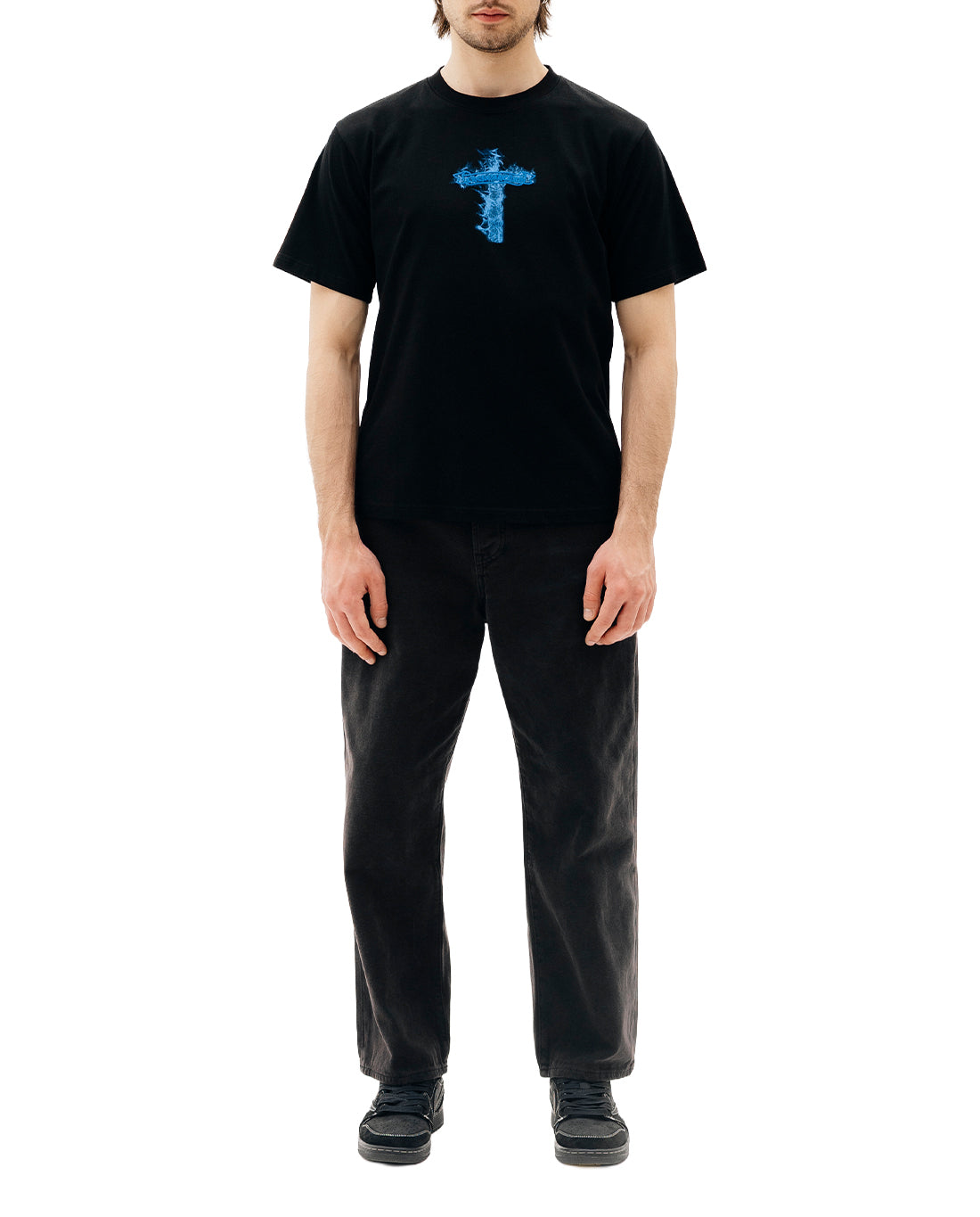 Chrome Hearts T-Shirt Apricot Black CH131-BK
