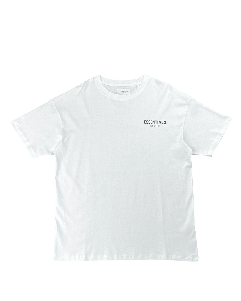Fear Of God Essentials Boxy Logo T-Shirt White