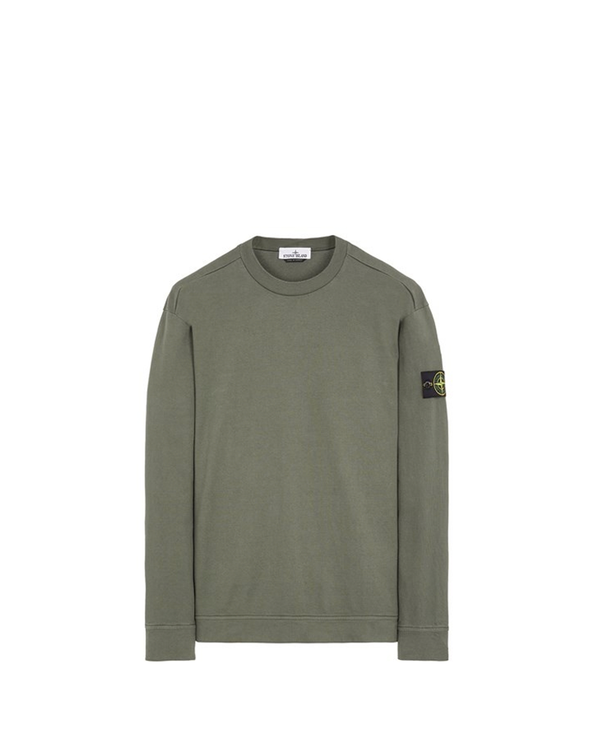 63750 Heavy Cotton Sweatshirt Musk Green SI0270-MUGN