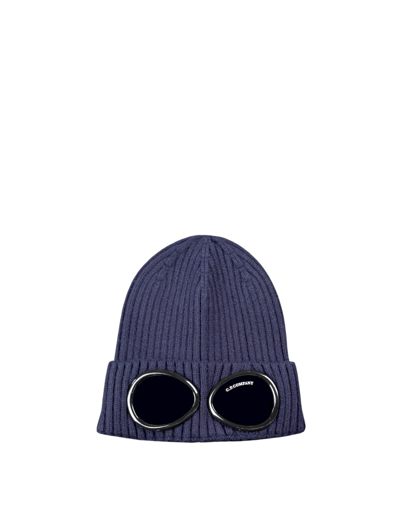 C.P. Company Goggle Beanie Navy