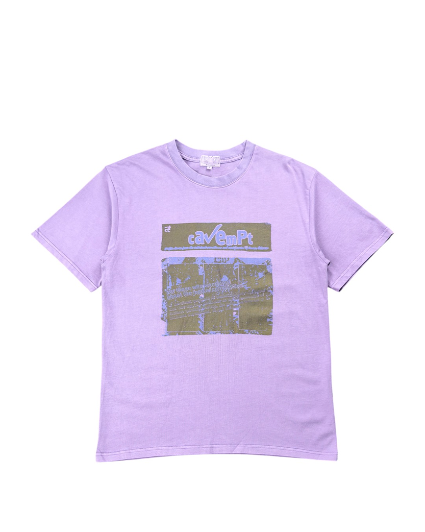 CAV EMPT Back Tee Purple CAV109