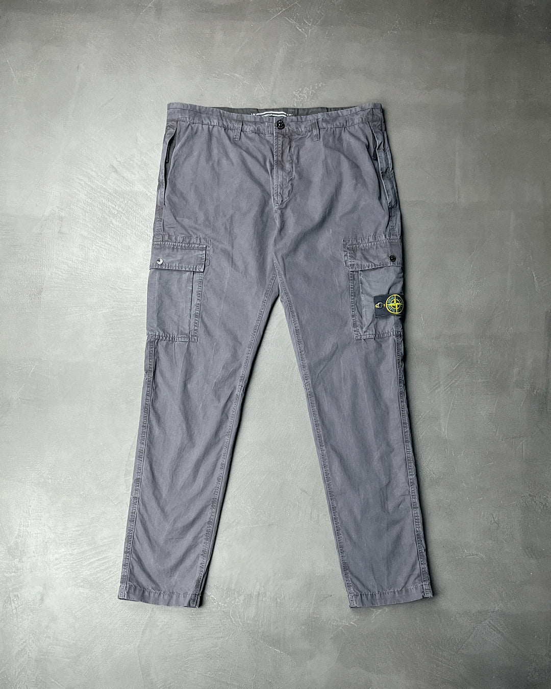 303WA Brushed Cotton Cargo Pants Cold Dyed Grey SI0119-GY