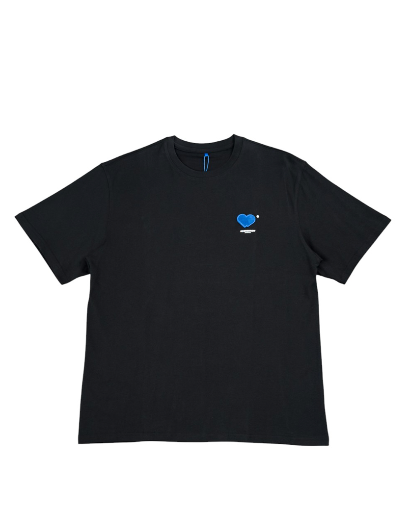 Ader Error Twin Heart Small Logo T-Shirt Black