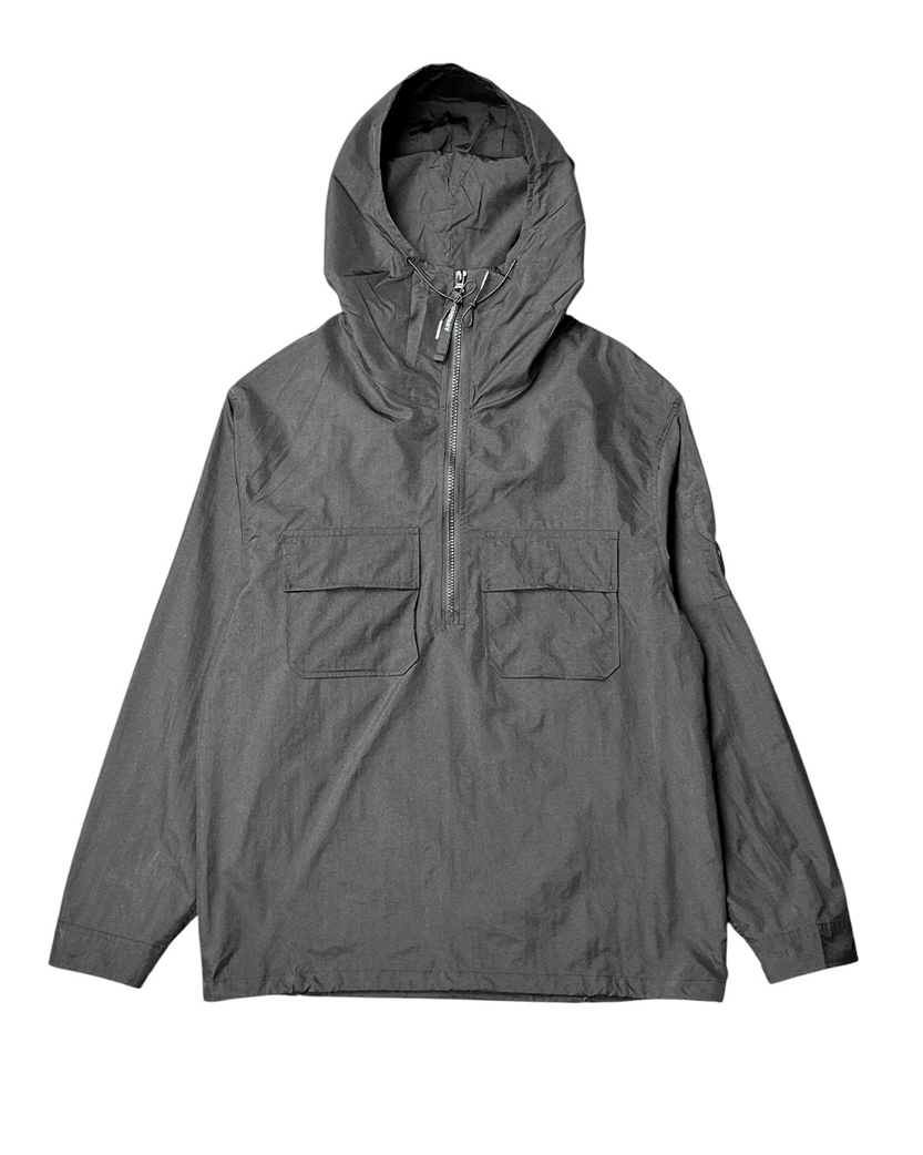 C.P. Company Nylon Arm Lens Hooded Overshirt Burnt Black