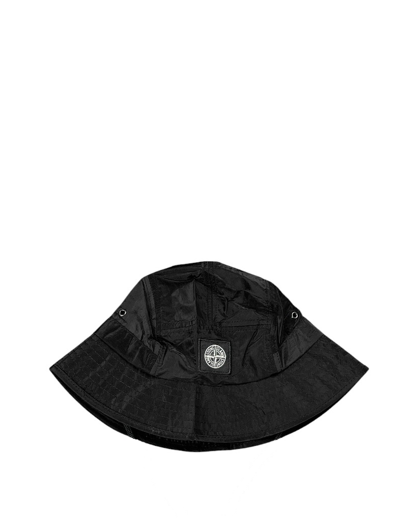 99755 Nylon Metal Ripstop Bucket Hat Black SI0172-BK