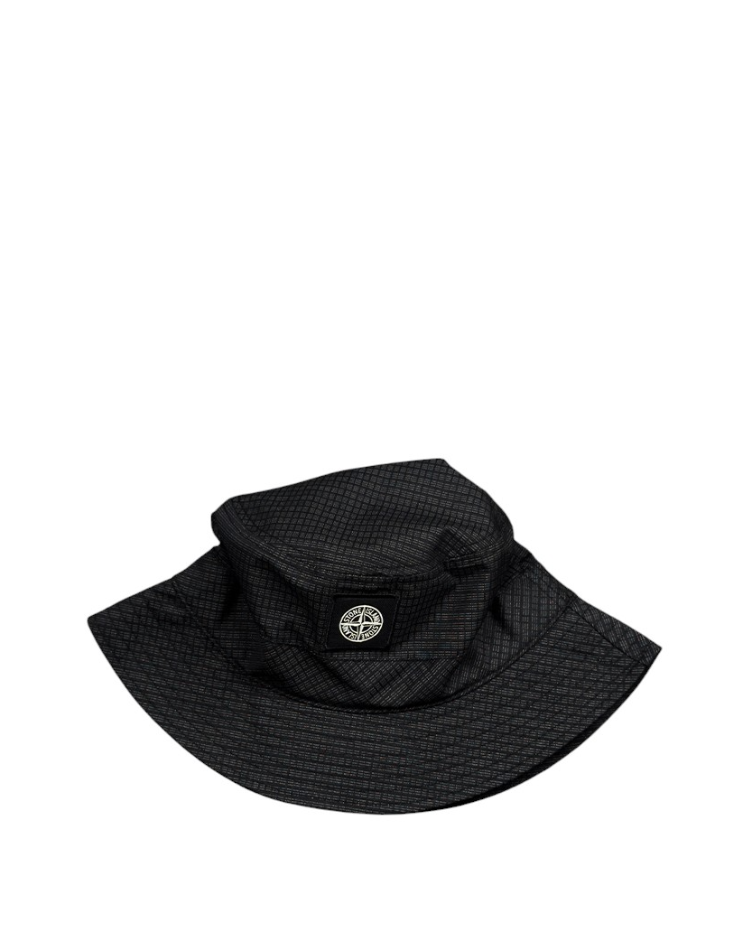 99462 Reflective Nylon Bucket Hat Black SI0221-BK