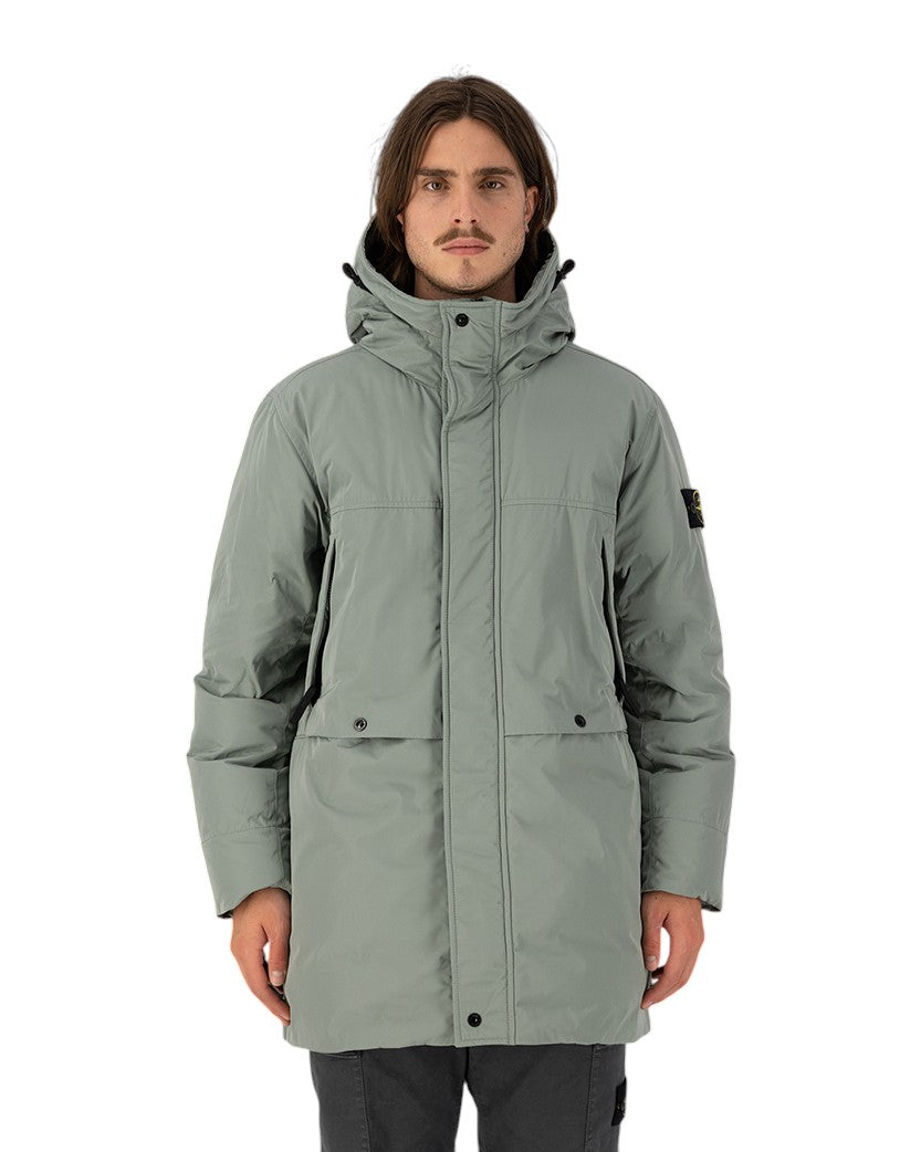 70826 Micro Twill Down Parka Sage Green SI0301-SGN